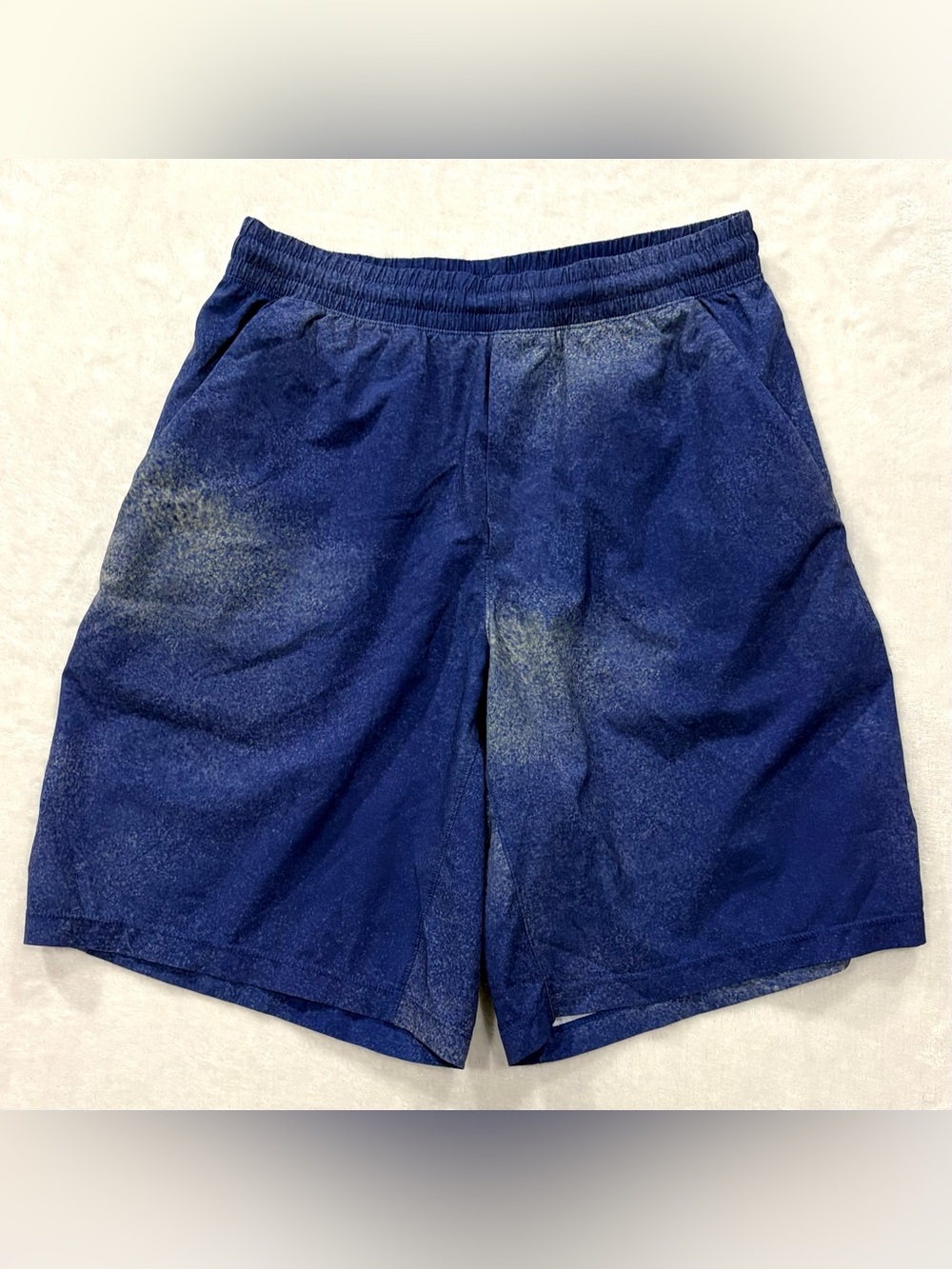 Lululemon Pace Breaker Blue Athletic Gym Training Shorts Men’s Size S